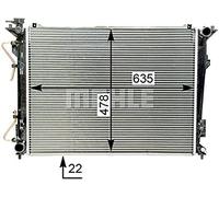 MAHLE CR 1338 000S refroidisseur et liquide de refroidissement