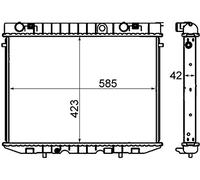MAHLE CR 137 000S refroidisseur et liquide de refroidissement
