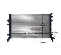 MAHLE ORIGINAL CR 1382 000S Radiateur du moteur