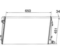 MAHLE ORIGINAL CR 1395 000S Radiateur du moteur