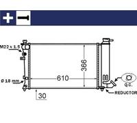 MAHLE CR 1431 000S refroidisseur et liquide de refroidissement
