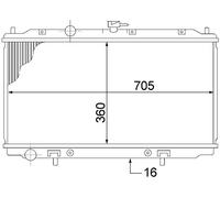 MAHLE CR 1486 000S refroidisseur et liquide de refroidissement