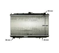 MAHLE CR 1489 000S refroidisseur et liquide de refroidissement