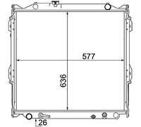 MAHLE CR 1528 000S refroidisseur et liquide de refroidissement