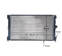 MAHLE ORIGINAL CR 1532 000S Radiateur du moteur