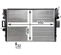MAHLE CR 1550 000P refroidisseur de liquide de refroidissement