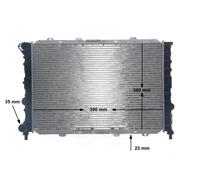 MAHLE ORIGINAL CR 1567 000S Radiateur du moteur