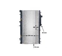 MAHLE CR 1573 000S Radiateur du moteur