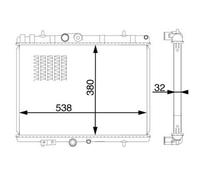 MAHLE CR 1600 000S refroidisseur et liquide de refroidissement