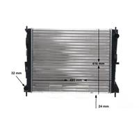 Radiateur, refroidissement du moteur MAHLE ORIGINAL CR 1691 000S