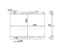 MAHLE CR 1701 000S refroidisseur et liquide de refroidissement