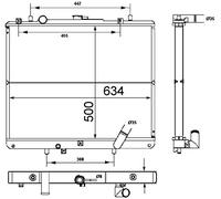 MAHLE CR 1747 000S refroidisseur et liquide de refroidissement