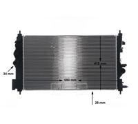 MAHLE ORIGINAL CR 1782 000S Radiateur du moteur