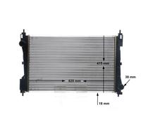 MAHLE CR 1794 000S Radiateur du moteur