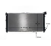 MAHLE CR 182 000S Radiateur du moteur