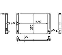 MAHLE CR 1865 000S refroidisseur et liquide de refroidissement
