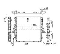 MAHLE CR 1905 000S refroidisseur et liquide de refroidissement