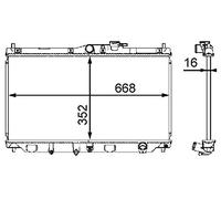 MAHLE CR 199 000S refroidisseur et liquide de refroidissement
