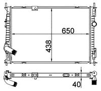 MAHLE CR 2058 000S refroidisseur et liquide de refroidissement