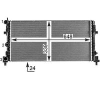 MAHLE ORIGINAL CR 2082 000P Radiateur du moteur