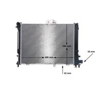 MAHLE CR 211 000S Radiateur du moteur