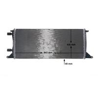 Refroidisseur d'air intercooler Grille de radiateur soudée CR 2111 000S MAHLE