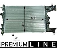 MAHLE CR 2114 000P Radiateur du moteur