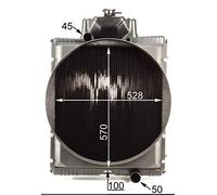 MAHLE CR 2184 000P refroidisseur de liquide de refroidissement