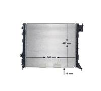 MAHLE CR 2240 000S Radiateur du moteur