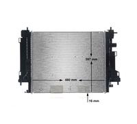 MAHLE CR 2242 000S Radiateur du moteur