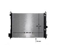 MAHLE ORIGINAL CR 2263 000S Radiateur du moteur