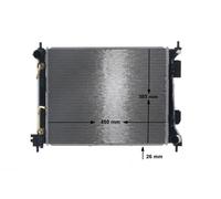 MAHLE ORIGINAL CR 2269 000S Radiateur du moteur