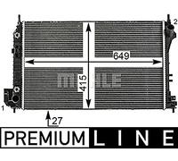 MAHLE CR 26 000P refroidisseur de liquide de refroidissement