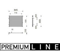 MAHLE CR 2803 000P Radiateur, refroidissement du moteur pour MAN,VW