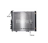 MAHLE ORIGINAL CR 290 000S Radiateur du moteur