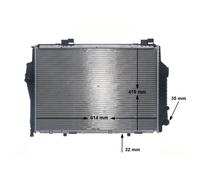 MAHLE CR 307 000S Radiateur du moteur