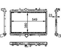 MAHLE ORIGINAL CR 392 000S Radiateur du moteur