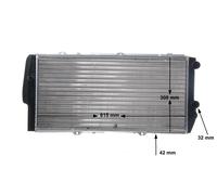 MAHLE CR 404 000S Radiateur du moteur