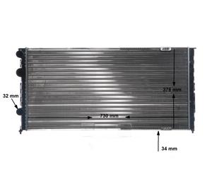 MAHLE CR 409 000S Radiateur du moteur