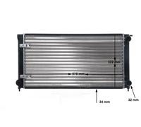 MAHLE ORIGINAL CR 414 000S Radiateur du moteur