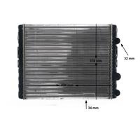 MAHLE CR 42 000S Radiateur du moteur