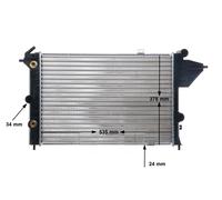 MAHLE CR 439 000S Radiateur du moteur