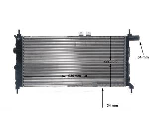 MAHLE CR 441 000S Radiateur du moteur