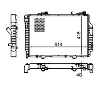 MAHLE CR 485 000S refroidisseur et liquide de refroidissement