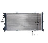 MAHLE CR 489 000S Radiateur du moteur