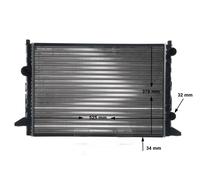 MAHLE CR 508 000S Radiateur du moteur