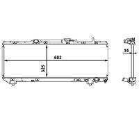 MAHLE CR 535 000S refroidisseur et liquide de refroidissement