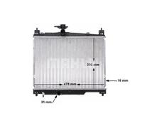 MAHLE ORIGINAL CR 539 000S Radiateur du moteur