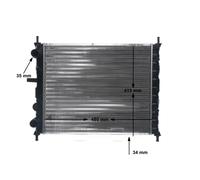 MAHLE CR 631 000S Radiateur du moteur