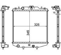 MAHLE CR 744 000S refroidisseur et liquide de refroidissement